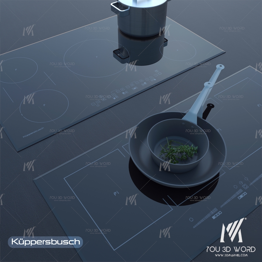 kueppersbusch hob, Induktion - Gas